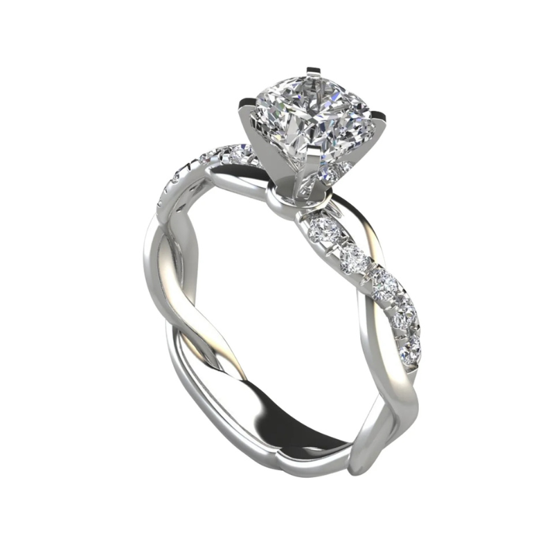 Best Sale! WEANT Womens 925 Sterling Silver Fashion Colorful Inlaid Ring Full Diamond Ring Jewelry Accessories Silver